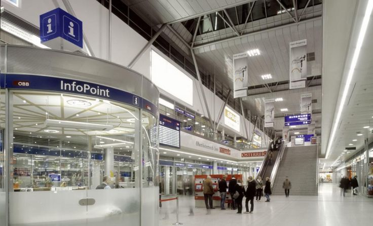 Hauptbahnhof Linz (Foto: ÖBB/Robert Deopito)