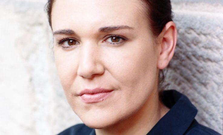 Bachmann-Preisträgerin Birgit Birnbacher liest im Posthof Linz. (Foto: Bogenberger)