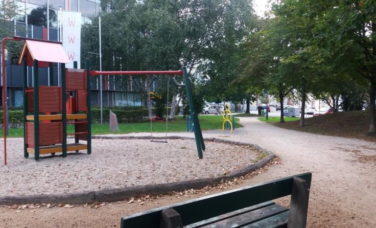 Der GWG-Park in der Nähe des Südbahnhofmarktes (Foto: Tips)