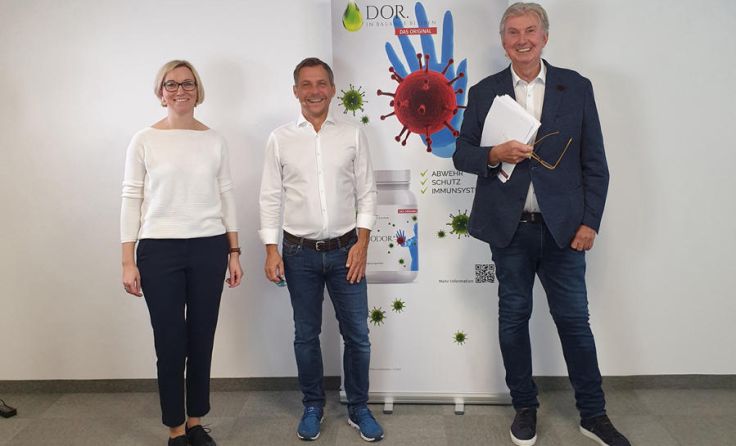 Andrea Spaeth, Andreas Gruber und Fritz Mallner (v. l.) im Expertentalk (Foto: NORDpharma GmbH)