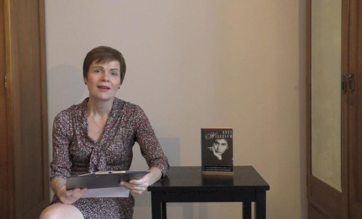 Schauspielerin Bettina Buchholz (Foto: Kulturverein Etty)