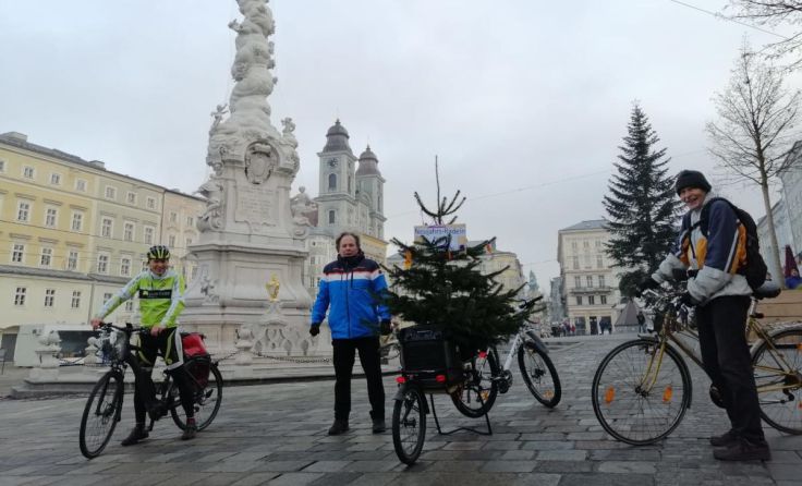 Neujahrsradeln 2021 der Radlobby OÖ - dieses Mal in anderer Form. (Foto: Radlobby OÖ)