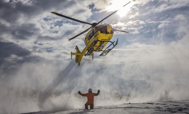 2.433 Mal hoben die beiden ÖAMTC-Rettungshubschrauber in OÖ 2020 ab. (Foto: ÖAMTC/Postl)