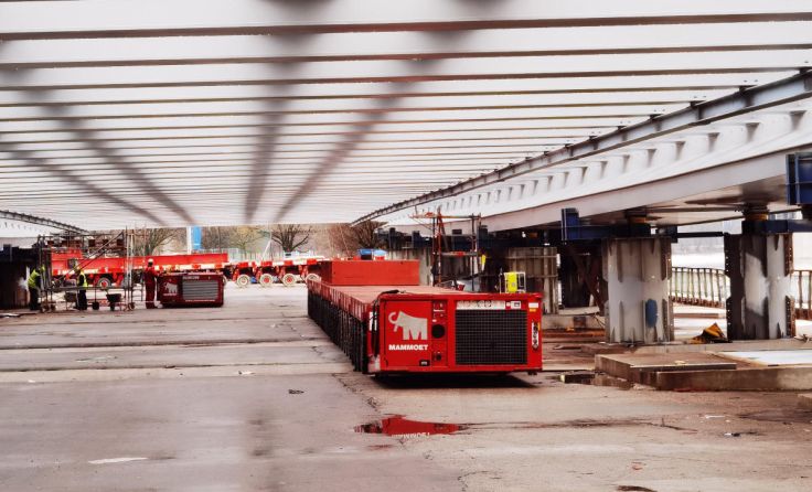 Arbeiten bei der Neuen Donaubrücke Linz (Foto: FPÖ Linz)