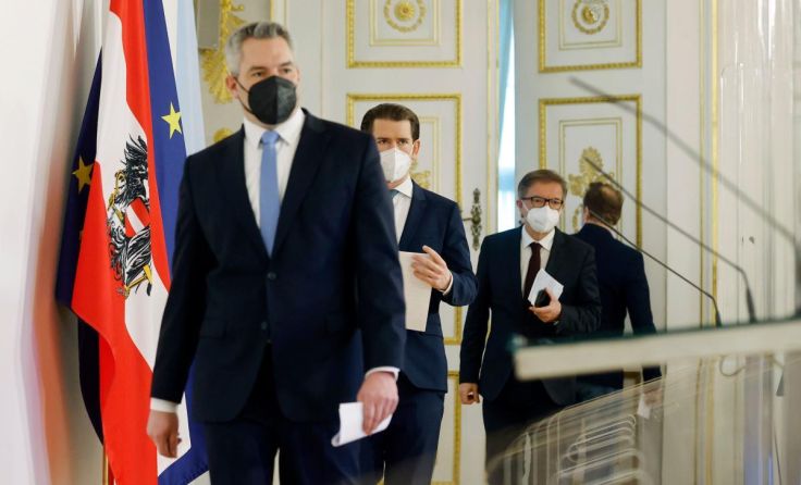 Pressestatement zu den Maßnahmen in Tirol (Foto: BKA/Dragan Tatic)