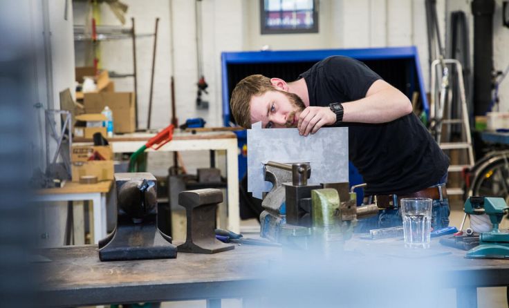 Eine der Kunstuni-Werkstätten (Foto: Juliana Tasler)