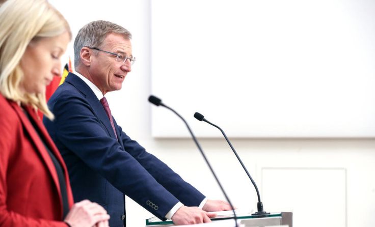 Archivbild: LH-Stellvertreterin Haberlander und Landeshauptmann Stelzer (Foto: Volker Weihbold)