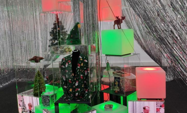 Konsum-Weihnachtsbaum (Foto: Tips)