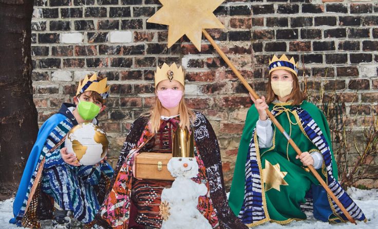 Die Sternsinger sammeln für den guten Zweck. (Foto: Paul Feuersänger)