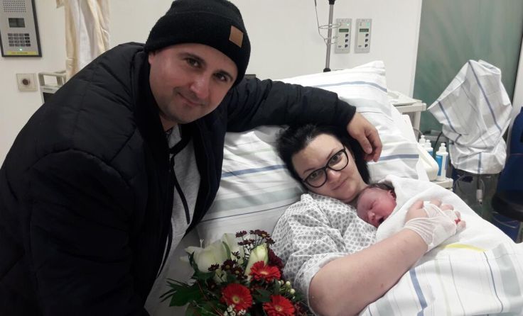 Matei erblickte um 2.22 Uhr das Licht der Welt. (Foto: Krankenhaus Braunau)