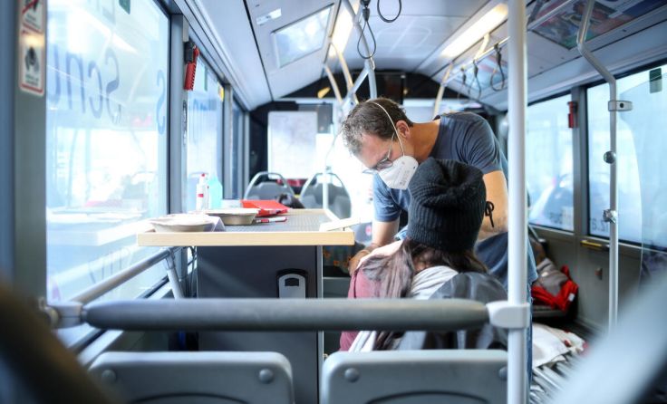 Impfbus Linz (Foto: Volker Weihbold)