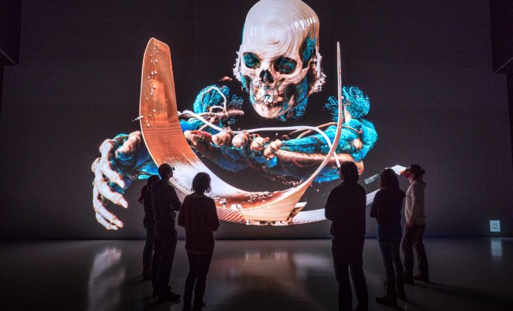 Virtual Anatomy - den menschlichen Körper erkunden. (Foto: Ars Electronica/Robert Bauernhansl)