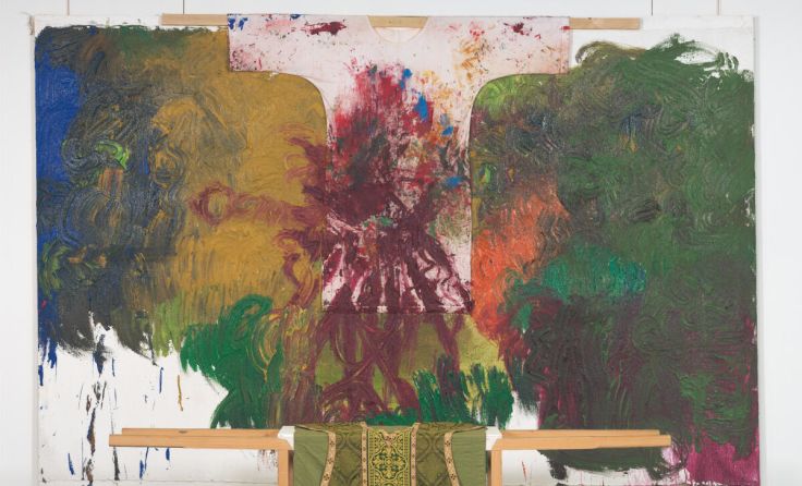 Hermann Nitsch, Auferstehungs-Zyklus, 2000 (Foto: Sammlung Lentos Kunstmuseum Linz)