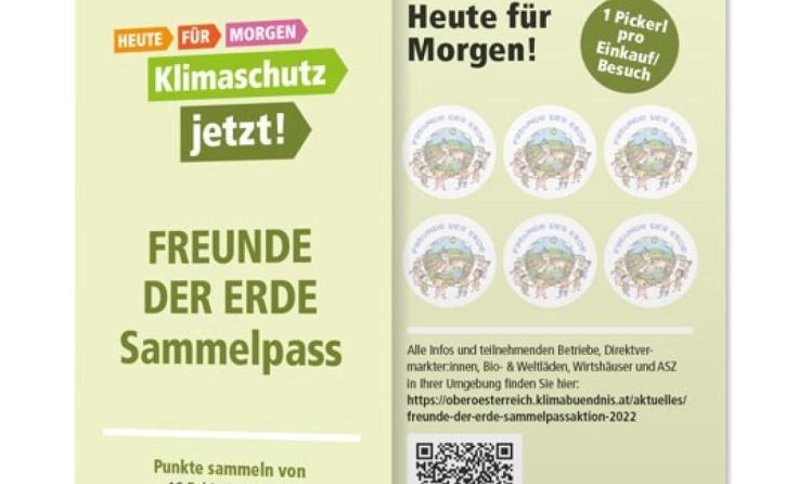 Der Freunde der Erde-Sammelpass (Foto: Klimabündnis OÖ)