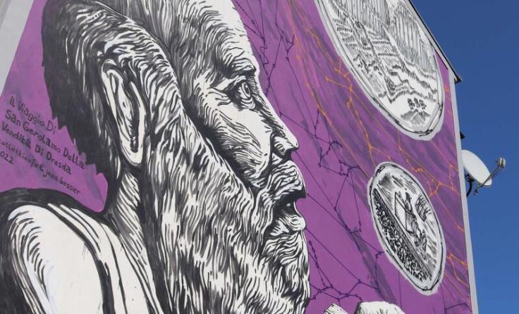 Das neue Mural in der Dametzstraße (Foto: Tips)