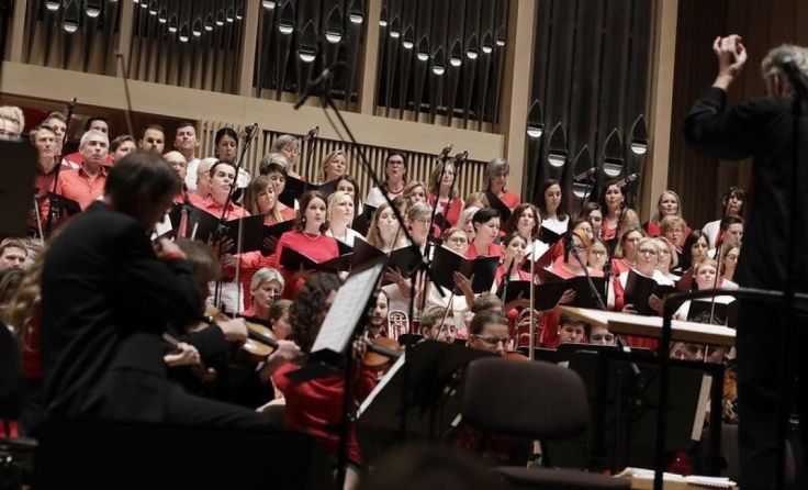 Der Musikschulchor "United Voices" (Foto: Musikschule Linz)