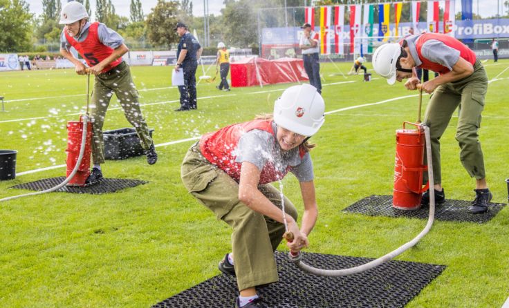 Die Feuerwehrjugend zeigt wieder ihr Können. (Foto: OÖLFV/Hermann Kollinger)