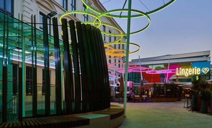Linzerie-Garten. Im Advent wartet dort ein Weihnachtsmarkt mit Party. (Foto: Lukas Jahn)