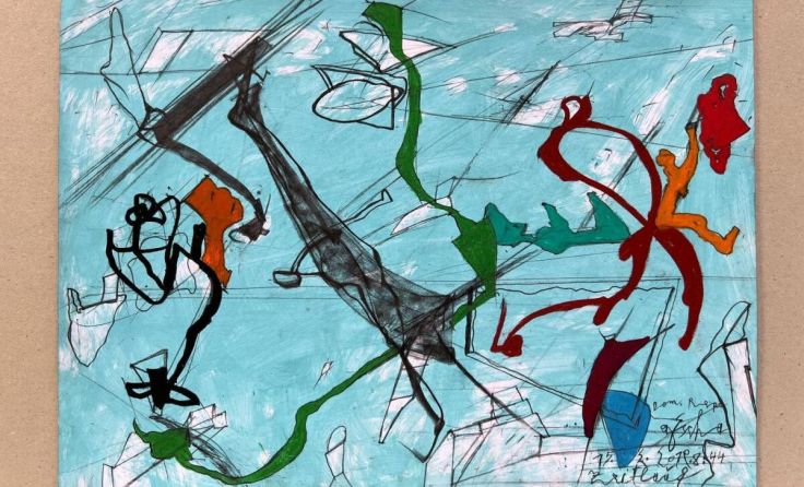 Die Arbeit „Zeitlauf“ (Ausschnitt) von Künstler Johann Jascha. (Foto: Johann Jascha)