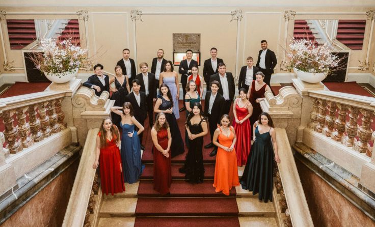 Die Finalisten des Operettenwettbewerbs an der Bruckneruni 2024. (Foto: Andreas Wenter)