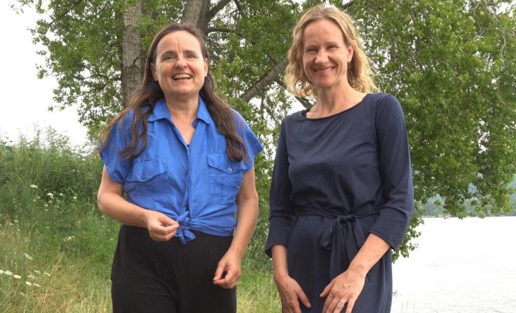Märchenerzählerin Claudia Edermayer und Pianistin Martina Haslgruber (v. l.) (Foto: Edermayer)