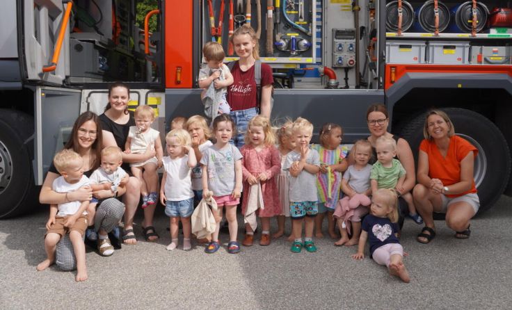Mit der Feuerwehr wurde das richtige Verhalten im Ernstfall geübt. (Foto: LK Amstetten)