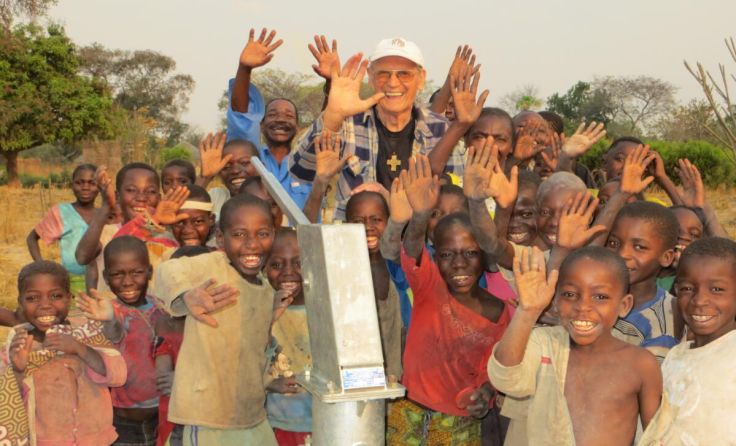 Pater Kiesling in seiner Wirkungsstätte DR Kongo (Foto: Don Bosco Mission Austria)
