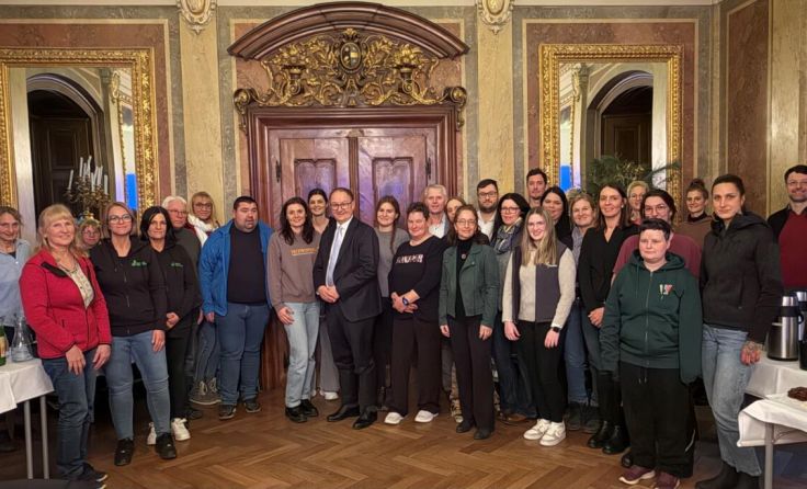 Austausch mit Verantwortlichen der oö. Tierheime, Landesrat Martin Winkler war zu Gast. (Foto: zfV)