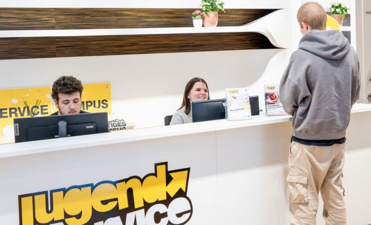 Vor 100 Tagen hat der JugendService Campus seine Türen geöffnet. (Foto: Florian Pröll)