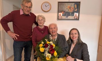 Oberösterreichs ältester Bürger Josef Peham feierte 107. Geburtstag