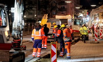 Schienenersatzverkehr aufgrund von Gleisarbeiten im Bereich Hauptplatz Linz