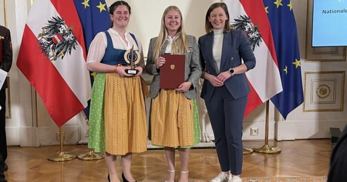 Upper Austrian Rural Youth Receives Award for “National Youth Work”