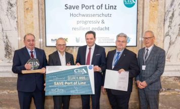 Staatspreis für Linzer Hochwasserschutzprojekt Save Port of Linz