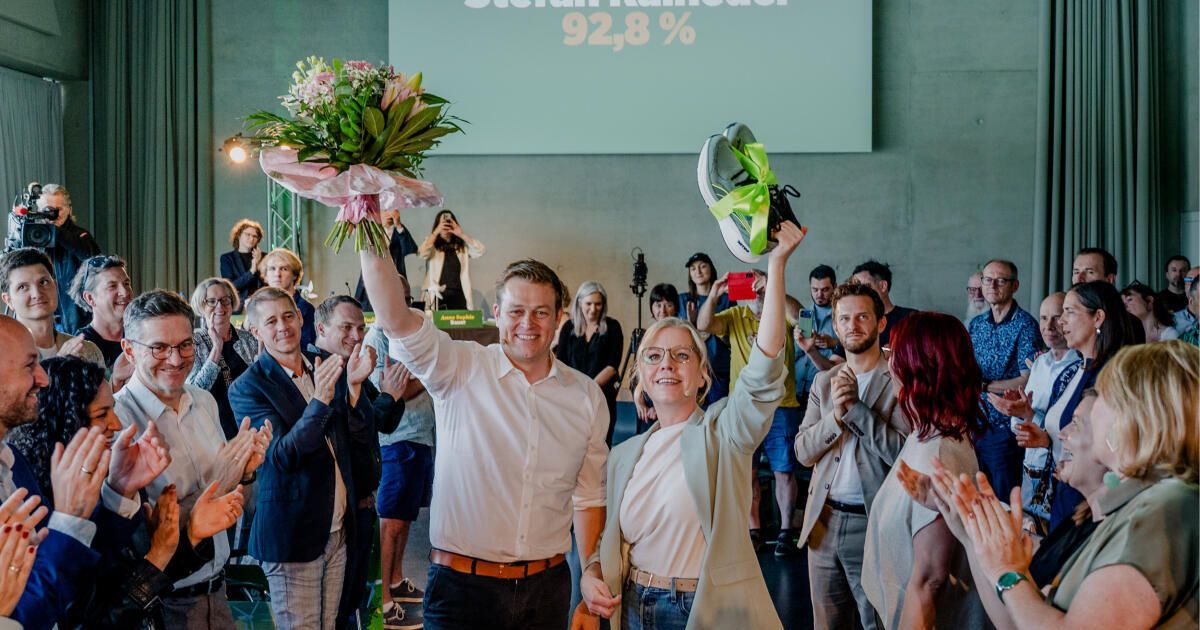 Elected with 92.8 percent: Stefan Kaineder again the top candidate for the ...
