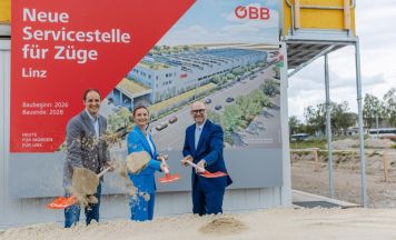 ÖBB bauen neue Servicehalle für Züge in Linz