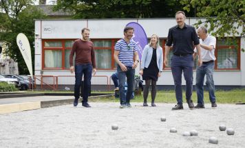 Neue Pétanque-Bahnen in Harbach