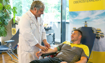 Große Blutspendeaktion beim ÖAMTC Linz