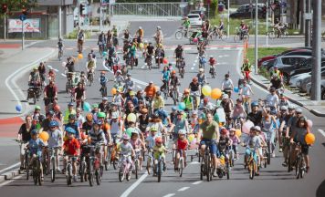 Kidical Mass am Samstag in Linz unterwegs zum Brunnenplatzfest