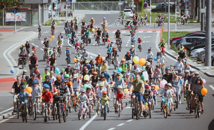 Kidical Mass in Linz (Foto: Tom Mesic)