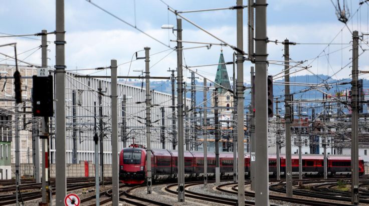 ÖBB mit Gleisarbeiten beim Linzer Hauptbahnhof
