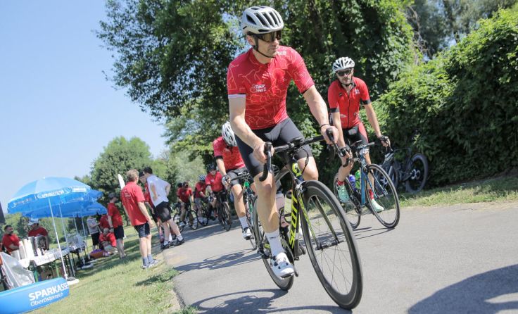 Die Fahrer trotzten den heißen Temperaturen. (Foto: Sparkasse OÖ / Eva Stiftinger)