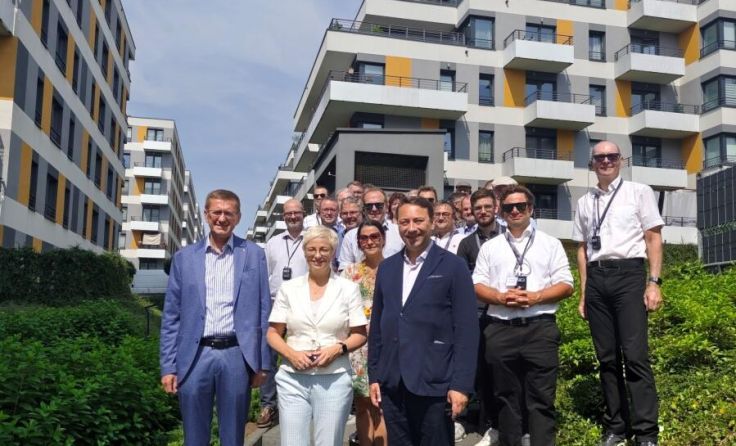 Zu Gast beim urbanistischen Siedlungs-Projekt OZON in Krakau. (Foto: Tips/ks)