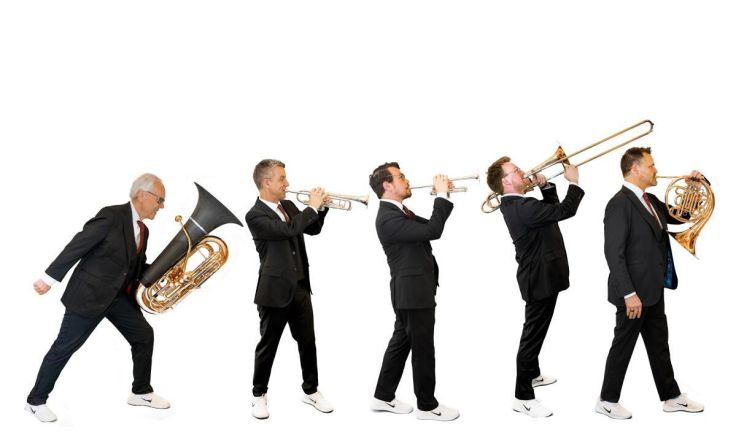 Canadian Brass spielen zum Auftakt von „Brass in Concert“. (Foto: Chris Goulet)
