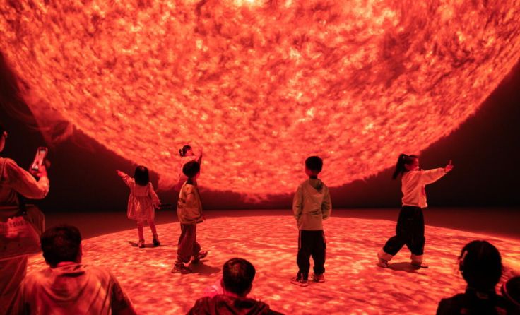 Auch die Arbeit von Ars Electronica Solutions ist zu sehen. (Foto: Shen Wei / JZE)