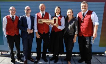 Schlüsselübergabe beim umgebauten Musikheim St. Magdalena gefeiert