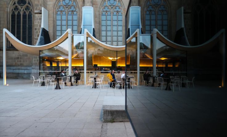 Das Domcenter Linz vor dem Mariendom ist „Bauwerk des Jahres“. (Foto: VOLKER WEIHBOLD)