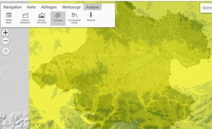 Screenshot DORIS - Klimapass (Foto: DORIS)