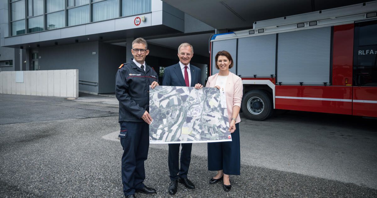 Next step towards the new Upper Austrian fire station in St. Marien