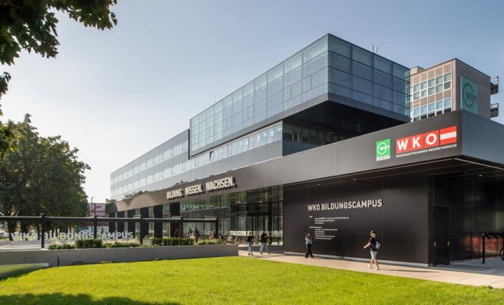 Der neue WKO-Bildungscampus an der Wiener Straße in Linz. (Foto: Hannes Buchinger)