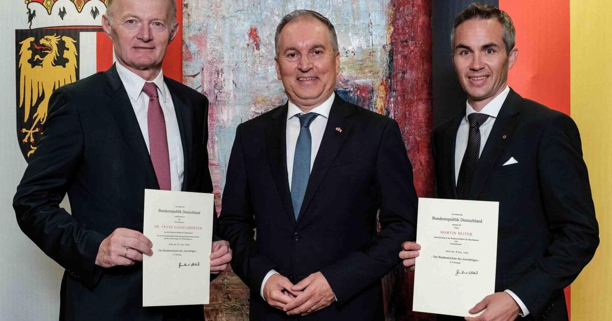Seiter folgt Gasselsberger als deutscher Honorarkonsul in OÖ
